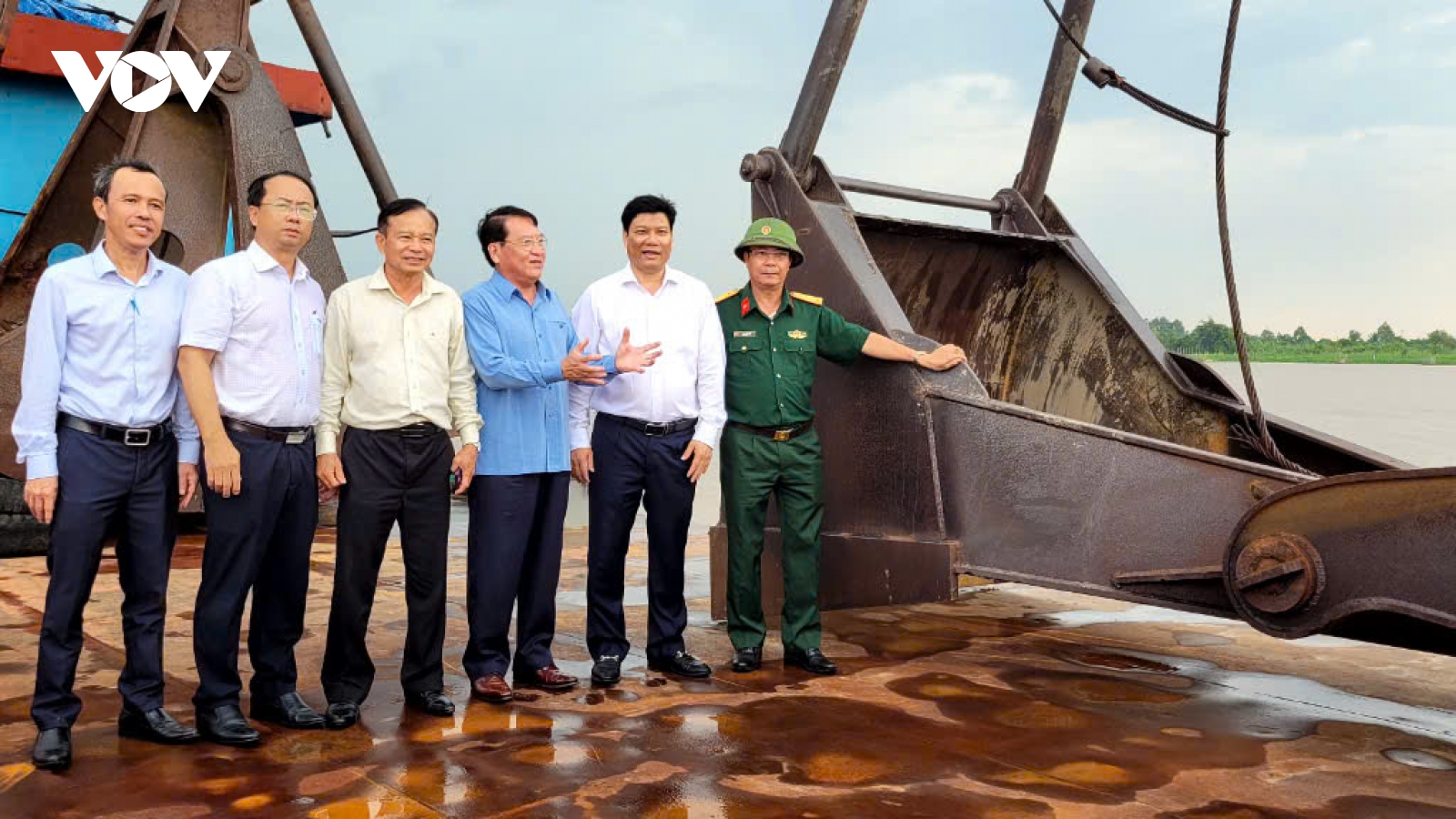 Đồng Tháp kiểm tra, chấn chỉnh hoạt động các mỏ cát đã được cấp phép phục vụ các dự án